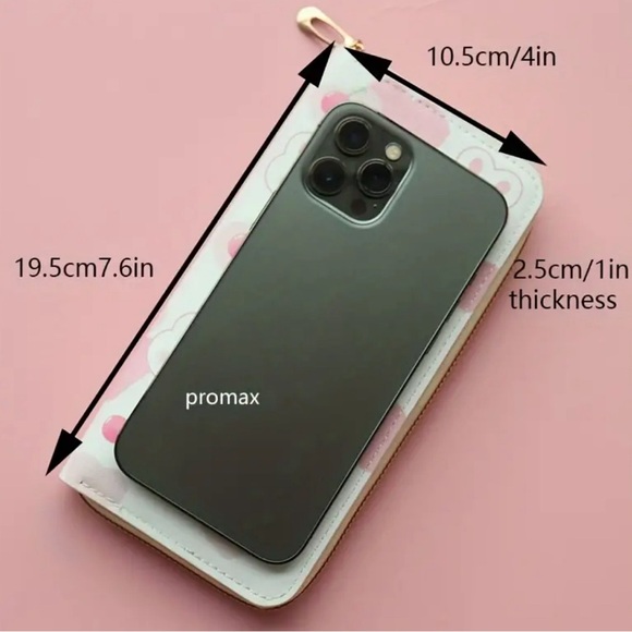 Sanrio Hello Kitty Trendy Wallet  Lightweight Leather Coin Card Organizer new - Picture 2 of 4